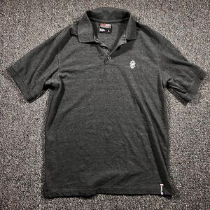 Southpole Polo Shirt Men’s Large Dark Gray Short Sleeve Streetwear Casual